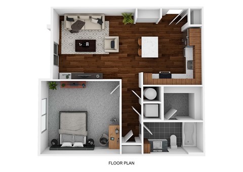 Montane Apartments 3D FP - Peak  at Montane, Colorado